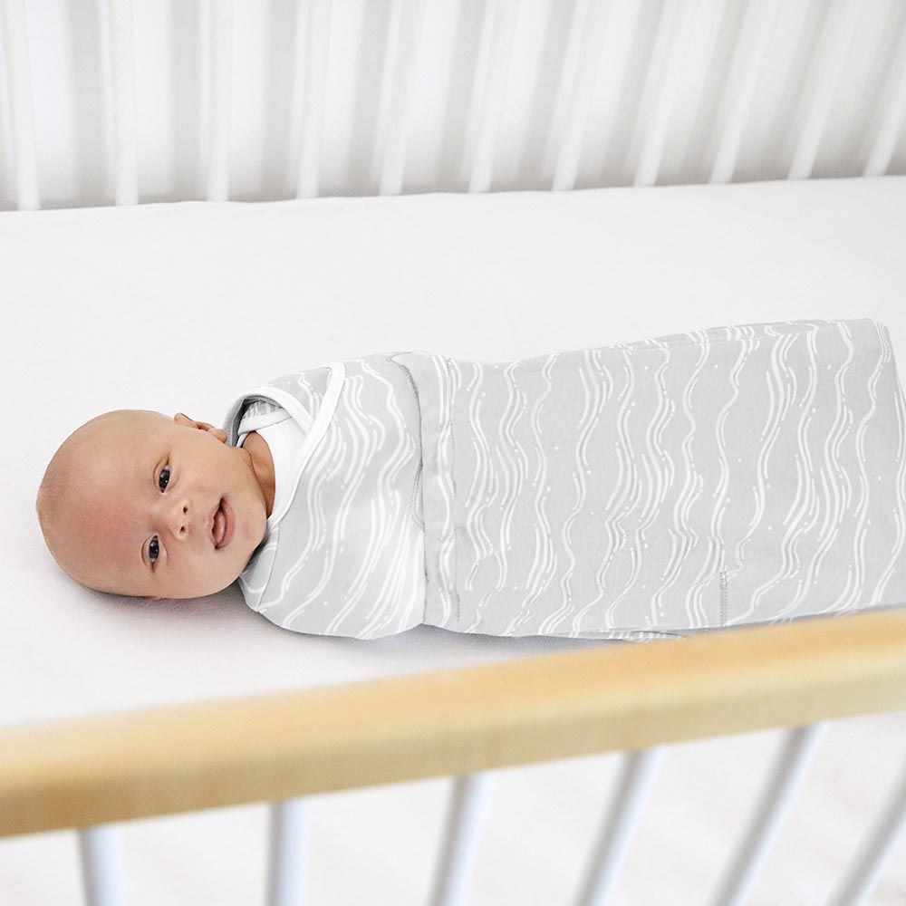 Ergobaby Silver Waves - Sistem Înfășare Sigur