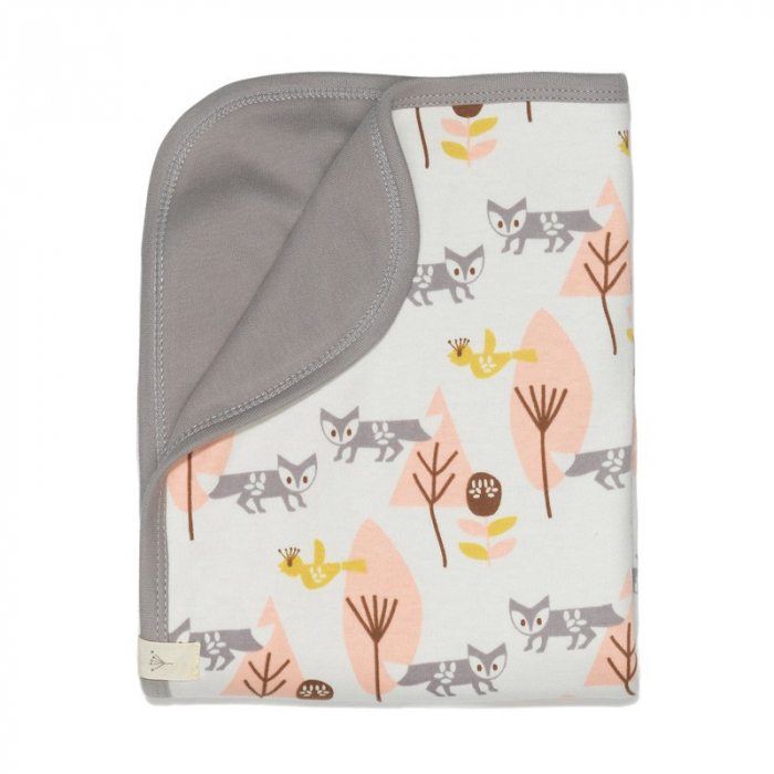 Paturica Fresk Bumbac Organic Fox Pink