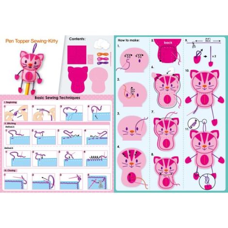 Avenir Set Cusut DIY Topper Pisicuta | Creativitate - imagine 4