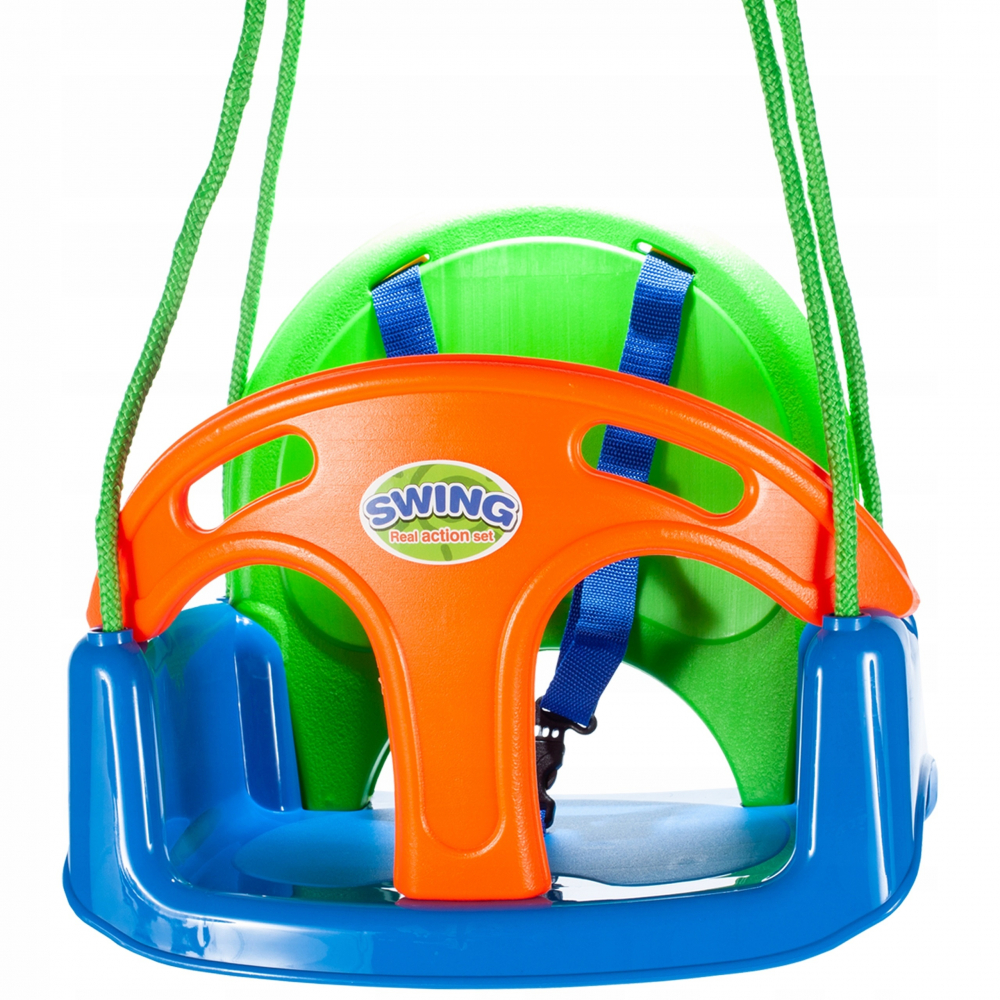 Leagan 3 in 1 Malplay Multicolor pentru Exterior - imagine 2