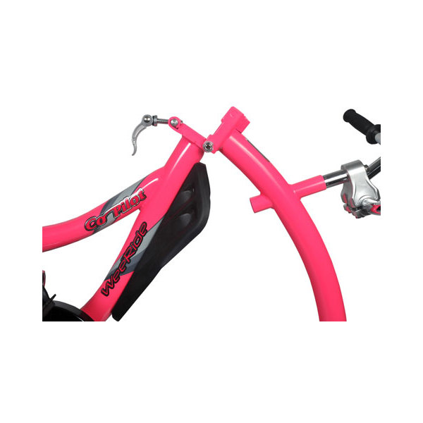 Bicicleta WeeRide Co-Pilot Roz pentru Copii 4-9 Ani - imagine 4