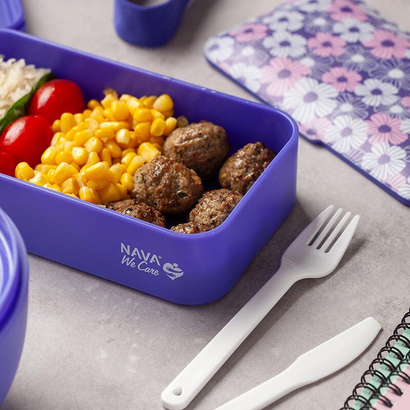 Lunchbox Nava We Care 650ml - Prânz Elegant - imagine 5