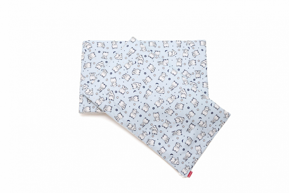 Set protecții patut KidsDecor Baby Bear Albastru - imagine 7