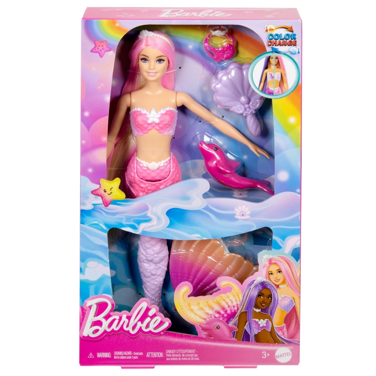 Papusa Sirena Barbie Color Change | Magie Apa