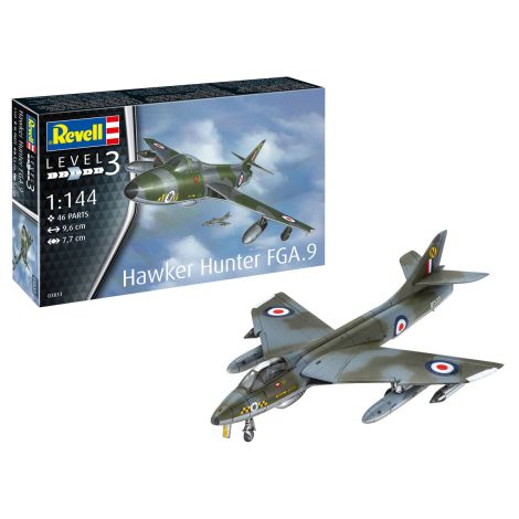 Macheta Avion Revell Hawker Hunter FGA.9 1:144 - imagine 2