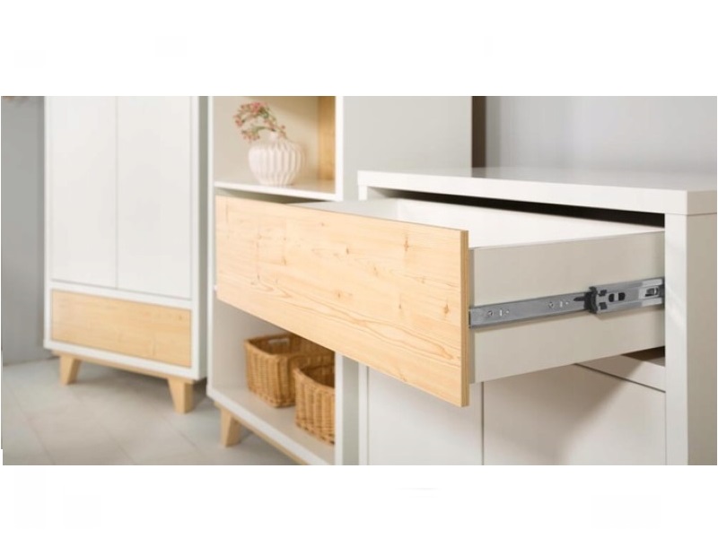 Set Mobilier Copii Klups Lydia Alb Natur - imagine 3