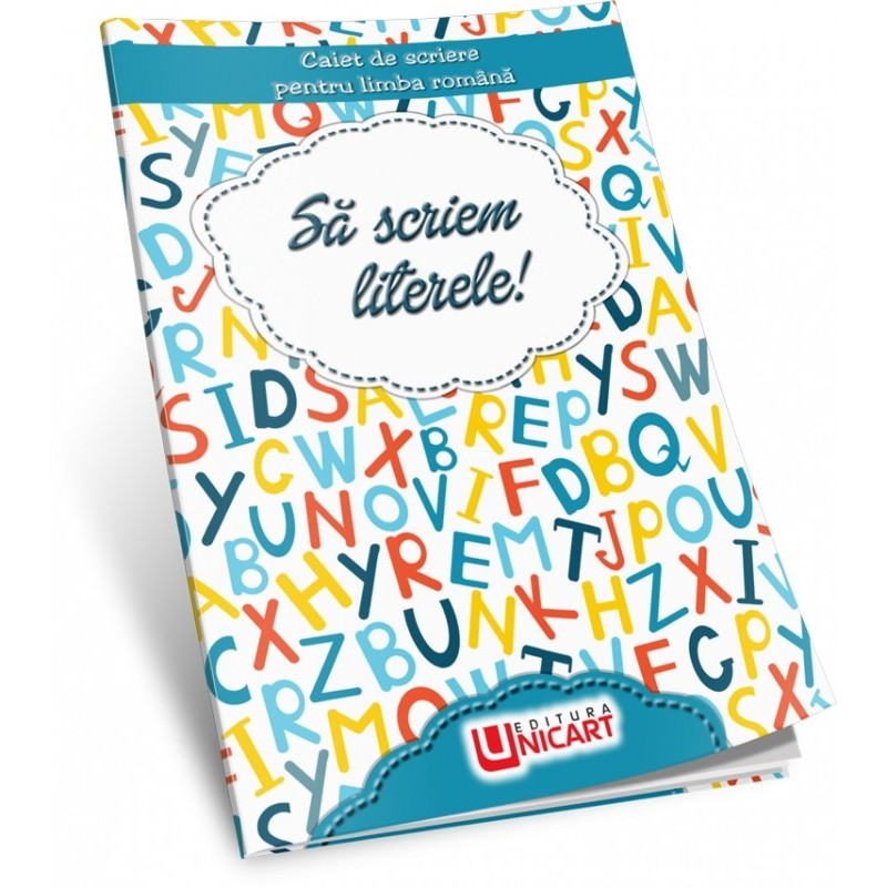 Caiet Scriere A5 Litere, 96 pagini, Unicart