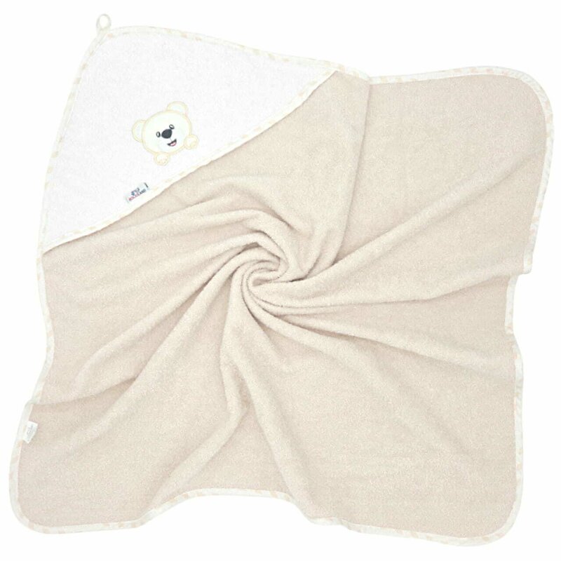 Prosop Baie Bebe cu Gluga Bocioland | 100% Bumbac