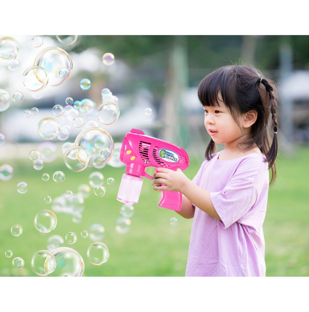 Pistol Baloane Sabun Turbo Bubble Pink Malplay - imagine 8