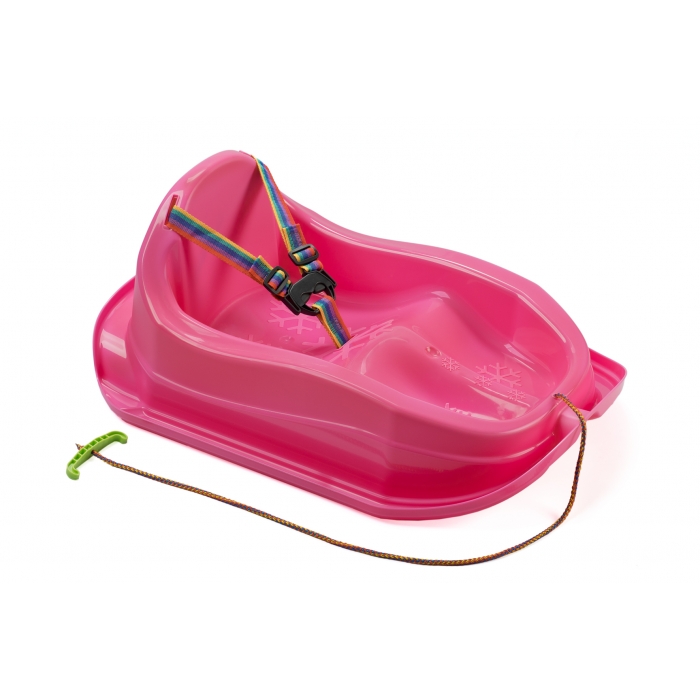 Sanie copii Marmat Mini roz, ergonomică, sigură