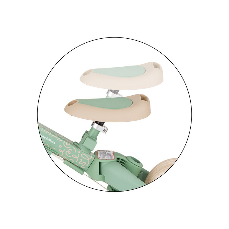 Tricicleta Petite&mars 5-in-1 Green Twist Turbo - imagine 5