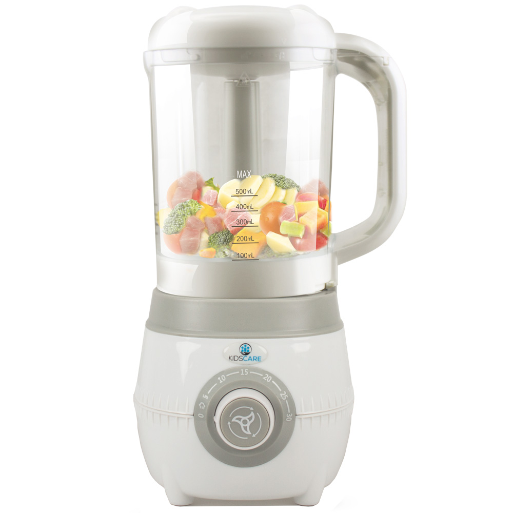 Aparat gătit 4-în-1 Kidscare cu aburi și blender