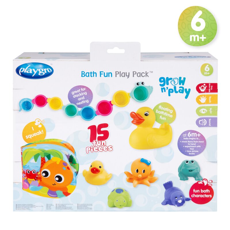Set 15 Jucării de Baie Playgro Bath Fun - imagine 4