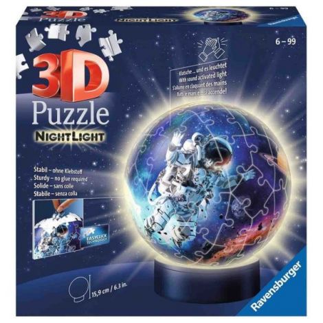 Puzzle 3D Astronaut Luminos Ravensburger - imagine 3