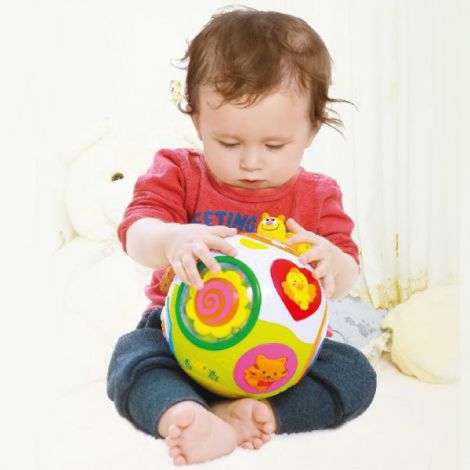 Hola Mingea Interactiva Lumini si Sunete - imagine 5