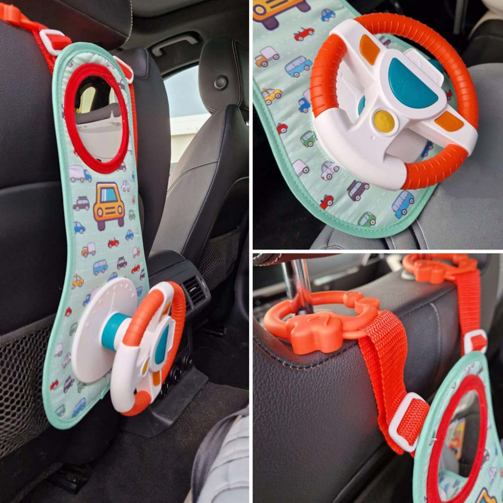 Jucărie Interactivă Volan Ikonka cu Lumini și Sunete - imagine 10