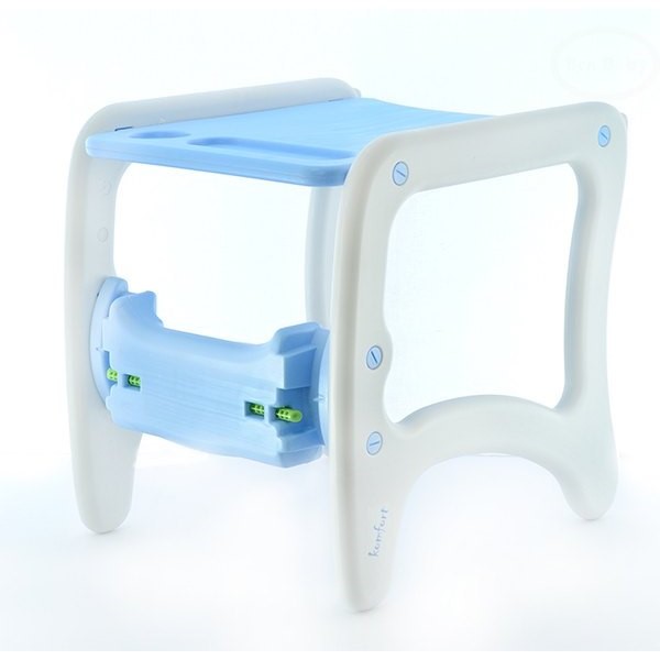 Scaun de masă Eurobaby HB GY02 Albastru, 2 Tăvi - imagine 2