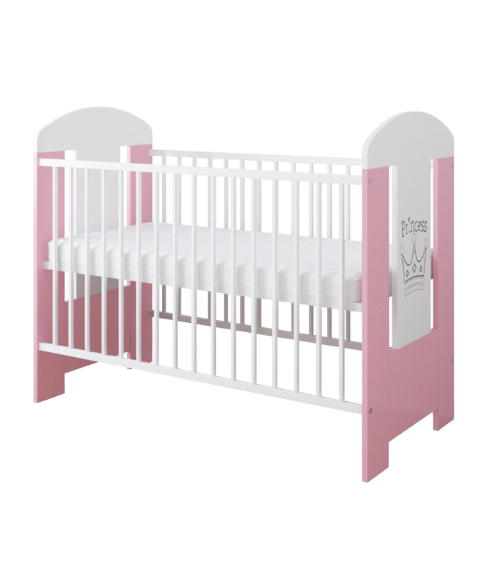 Patut Ptilou Pink Princess cu Saltea Cocos - Nichiduta - imagine 6
