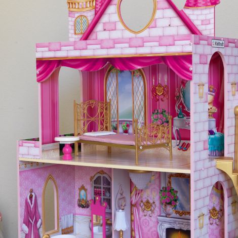 Casti Papusi Rose Garden Kidkraft, 8 Camere - imagine 2