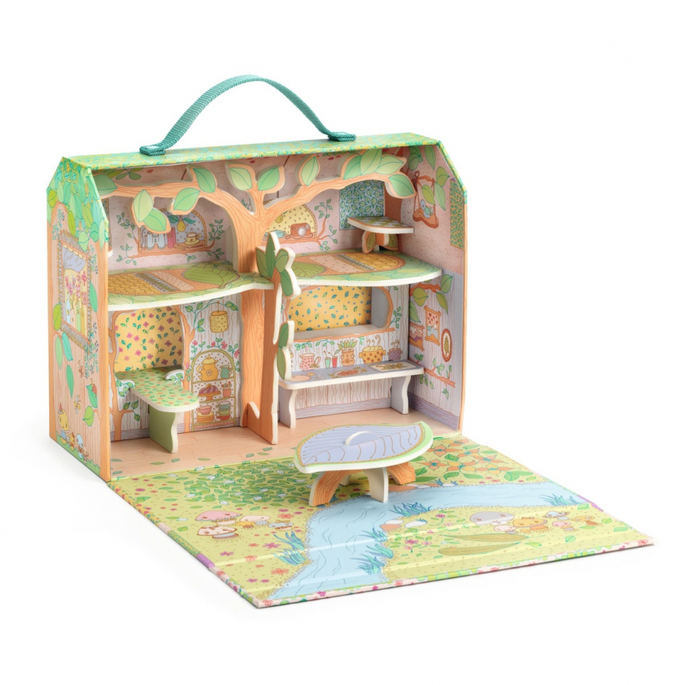 Casuta din padure Djeco Tinyly - Joc Creativ