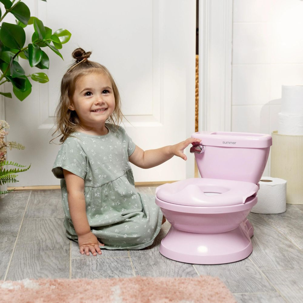 Olita cu sunete My Size Potty Pro Roz | Ingenuity - imagine 3