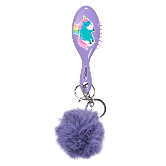 Perie Par Pompom Martinelia Violet cu Peri Moi - imagine 2