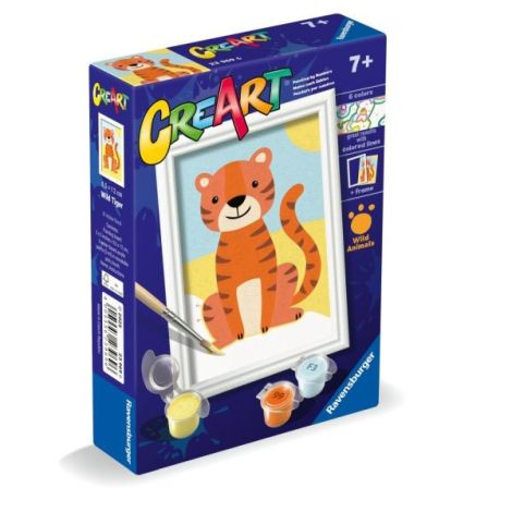 Ravensburger CreArt Tigru - Pictura pe numere Kids - imagine 2