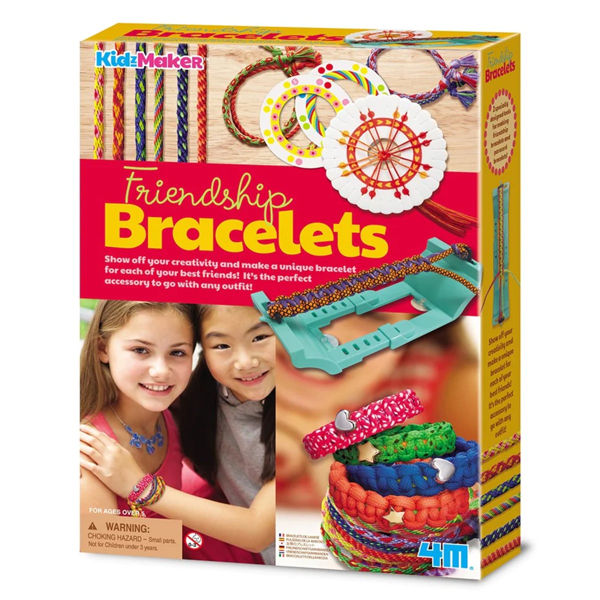 Set 4M Brățările Prieteniei | Creează 10 Modele Unice