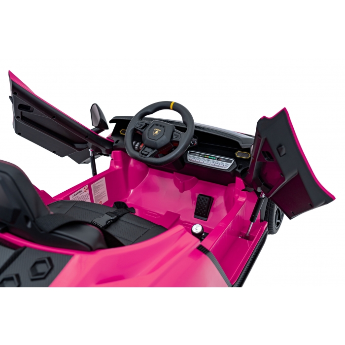 Masinuta Electrica Lamborghini Roz 140W - imagine 4
