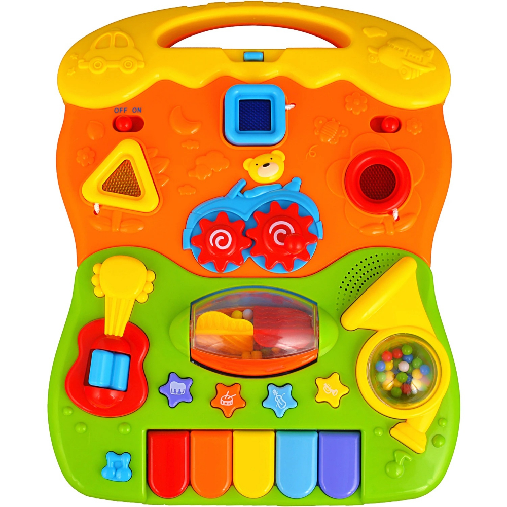 Antepremergător Ricokids 2in1 Educational, Alb - imagine 3