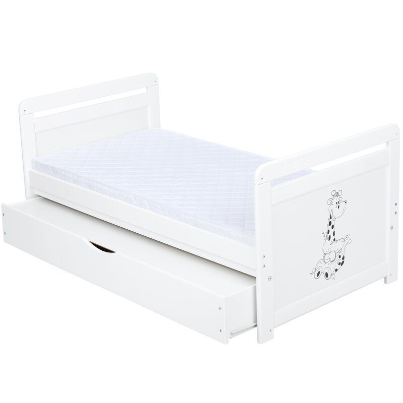 Patut Babyneeds Nadia II Girafa 120x60 cu Sertar - imagine 7