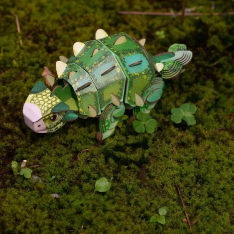 Puzzle 3D Sunet Ankylosaurus Mieredu - imagine 6