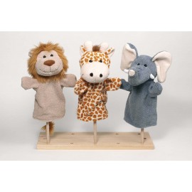 Marionete Animale Sălbatice Goki - Set 3 Bucăți