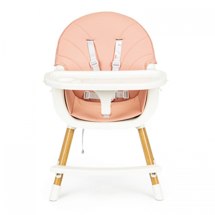 Scaun de masa 2 in 1 Ecotoys HA-004 Roz Reglabil - imagine 3