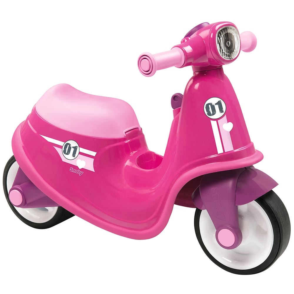 Smoby Scooter Pink, Fără Pedale, 1.5 Ani - imagine 8