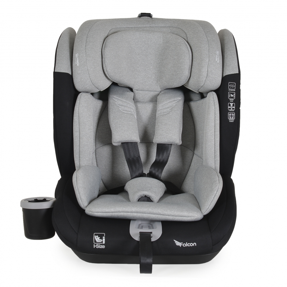 Scaun Cangaroo Falcon I-Size R129 Grey - imagine 5