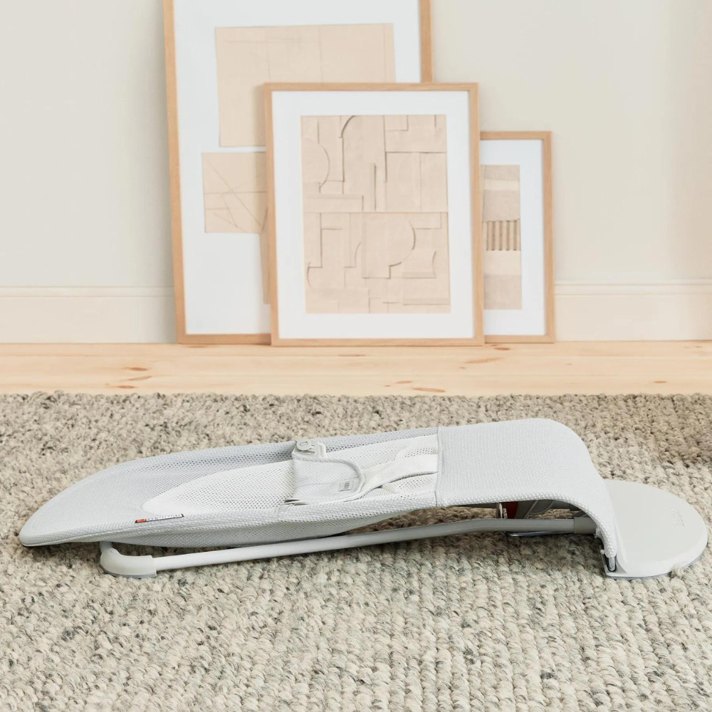BabyBjorn Balance Soft SilverWhite Mesh - imagine 5