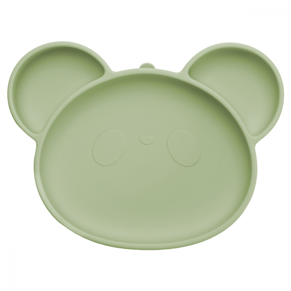 Farfurie Silicon Panda AppeKids cu Ventuza - imagine 5
