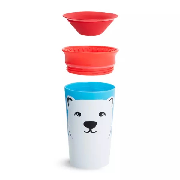 Cana Munchkin 360 Wildlife 266ml Urs Polar - imagine 5