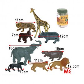 Set 9 Figurine Animale Salbatice Miniland - imagine 4