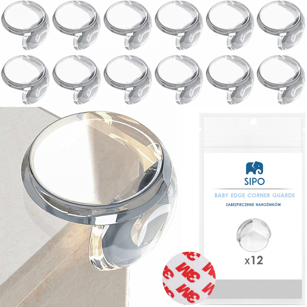 Set 12 Coltare Silicon Sipo - Protectie Mobilier - imagine 2