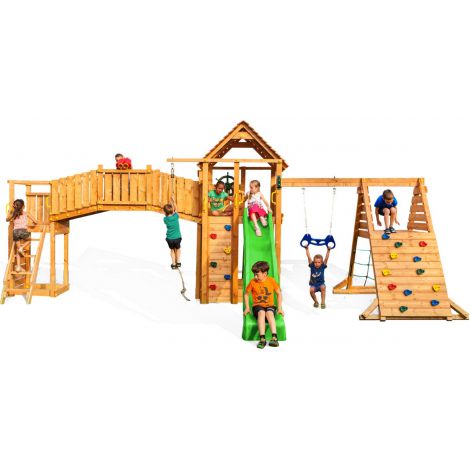 Complex Joaca Lemn Fungoo Fun Gym 19 Copii
