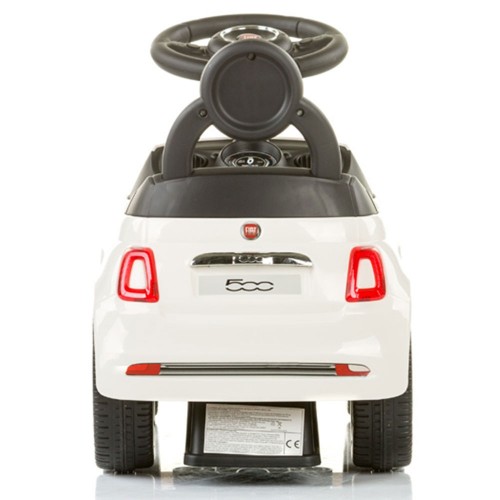 Mașinuță Chipolino Fiat 500 White, fără pedale, Melodii - imagine 2