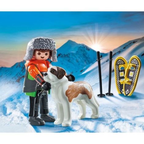 Playmobil Drumet cu Caine Saint Bernard - Aventură - imagine 4