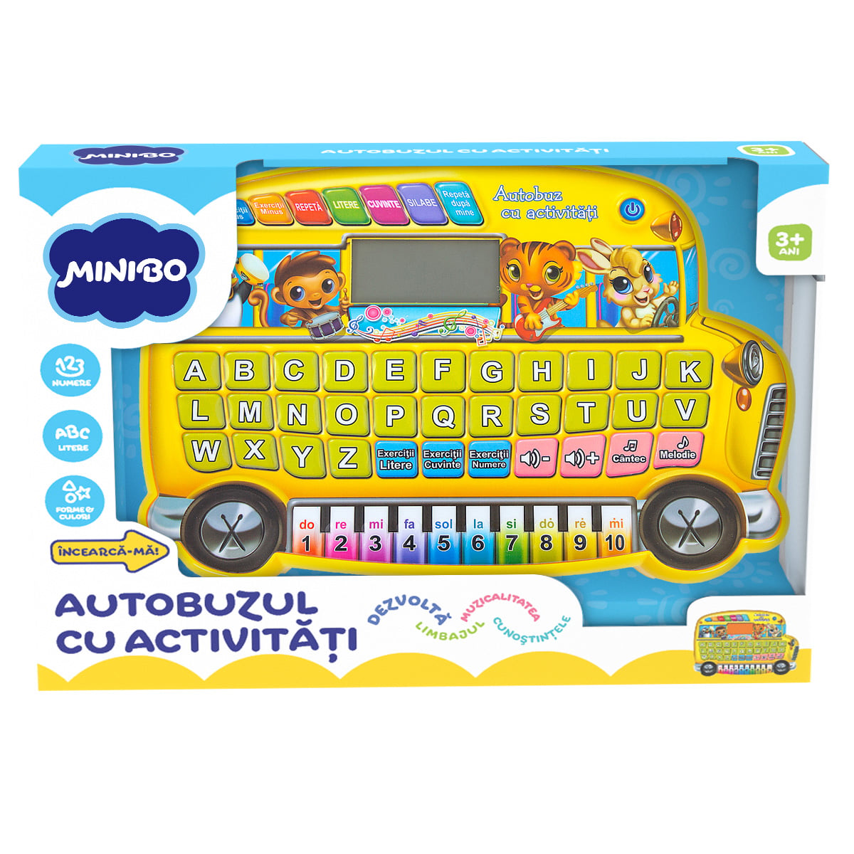 Autobuz Educativ Minibo cu 13 Activitati