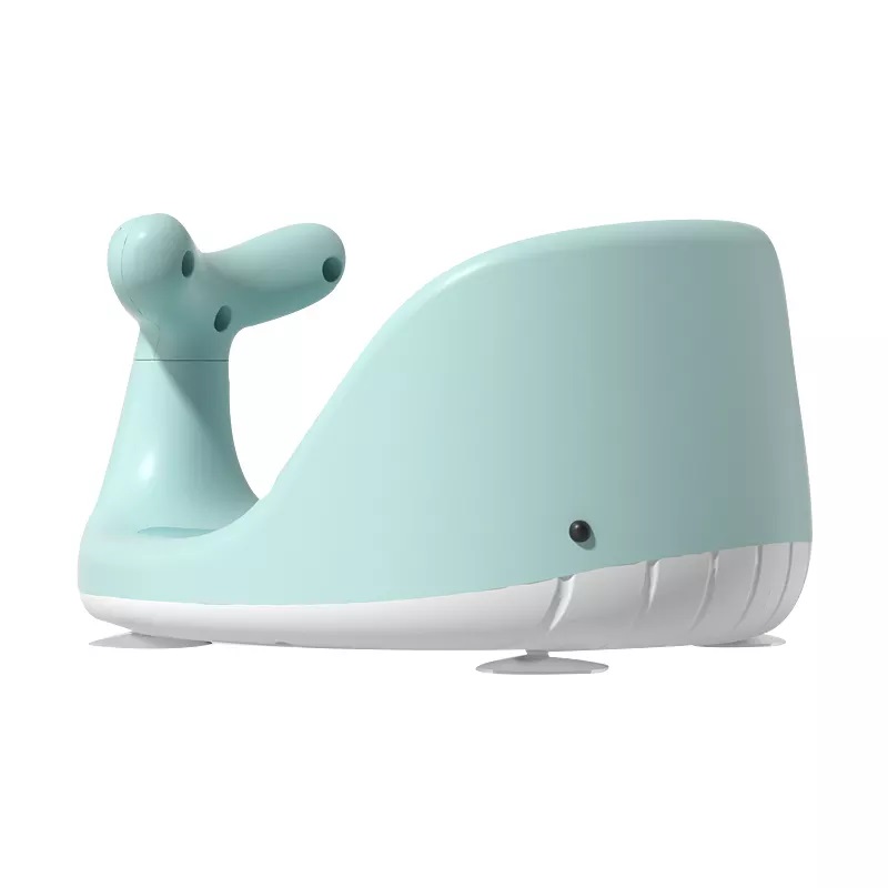 Scaun de baie Little Mom Green Whale, antiderapant - imagine 9