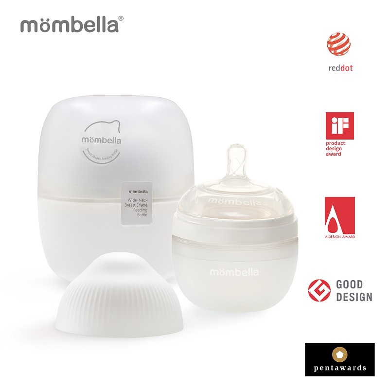 Biberon Mombella Anticolici, 120ml, Tetina S, Ivory - imagine 6