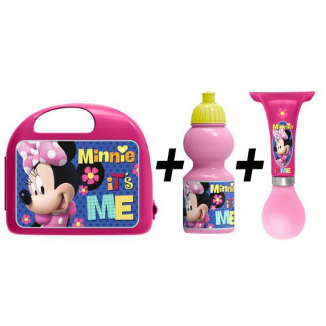 Gentuta Stamp Combo Lunch Box cu Accesorii Minnie