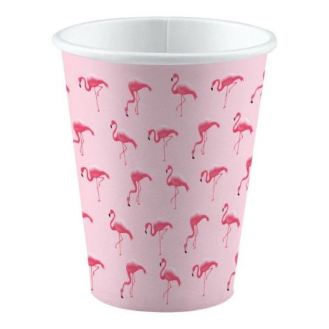 Pahare Flamingo Amscan Petrecere 250ml