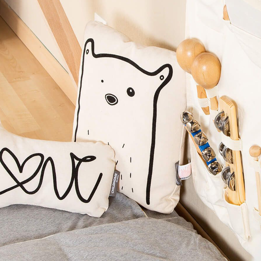 Pernă Decorativă Urs Childhome 25x28cm - imagine 2